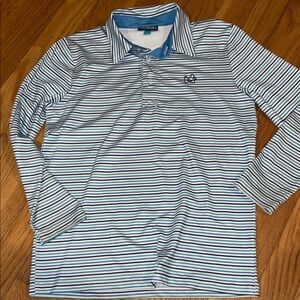 Striped Long Sleeve Polo for Kids